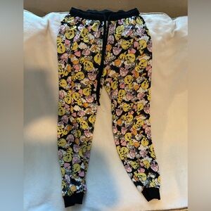 Warner Bros. Looney Tunes Black and Yellow Joggers
